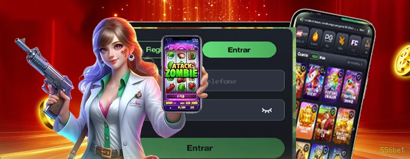 Interface do Aplicativo 556bet - Design Premium e Intuitivo